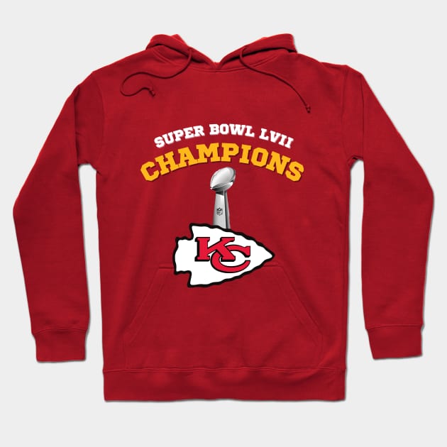 Chiefs Superbowl 2023 Champions Hoodie by CityTeeDesigns